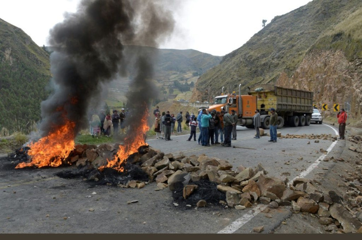 President Guillermo Lasso Lasso, facing the largest protests since taking office, has warned the government would move to 'prevent the closure of roads