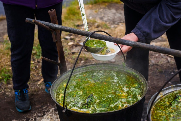 'When smoked or boiled in a soup, lampreys have a unique taste,' participant Laura Berzina says at one autumn festival in the town of Salacgriva
