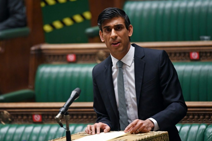 Britain's Chancellor of the Exchequer Rishi Sunak speaks in the House of Commons