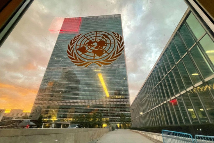 The United Nations Headquarters building in New York
