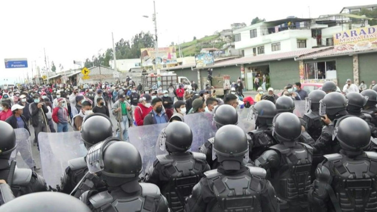 Ecuadorans protest over fuel prices