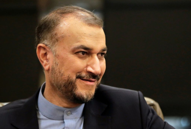Iran's Foreign Minister Hossein Amir-Abdollahian (pictured October 7, 2021) said Tehran would "evaluate" the outcome of the Brussels meeting before fixing a precise date to resume talks over its nuclear deal