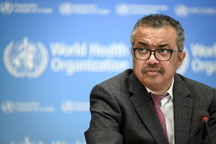 WHO Director-General Tedros Adhanom Ghebreyesus (pictured October 18, 2021) said the "time to act is now"