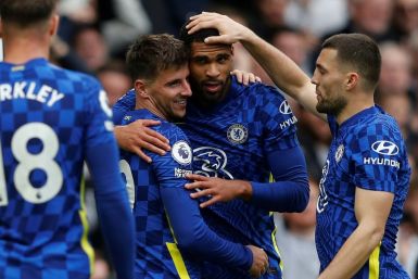 On the up: Chelsea sit top of the Premier League