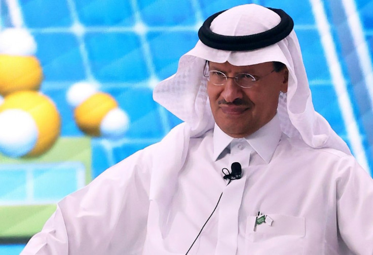 Saudi Energy Minister Abdulaziz bin Salman, pictured here at the Future Investment Initiative (FII) conference, says the kingdom has been "repositioning" itself
