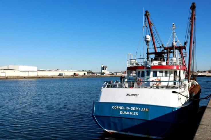 British trawler 'Cornelis-Gert Jan' docked in Le Havre aftr French authorities sequestered the vessel
