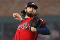 Atlanta pitcher Ian Anderson threw five no-hit innngs to help spark the Braves over Houston 2-0 on Friday in the World Series