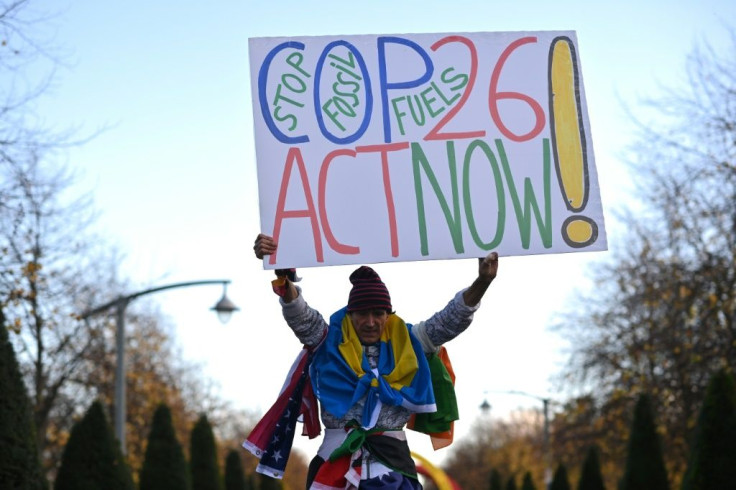 Climate protesters including from Extinction Rebellion have gathered in Glasgow to keep up the pressure