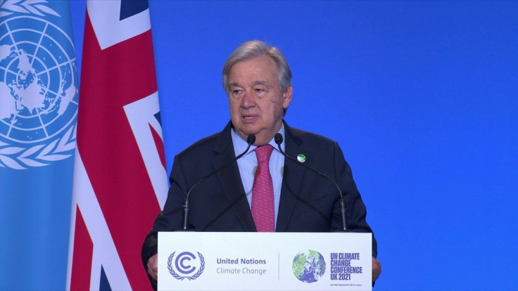 "We are digging our own graves", warns UN chief at COP26 climate summit