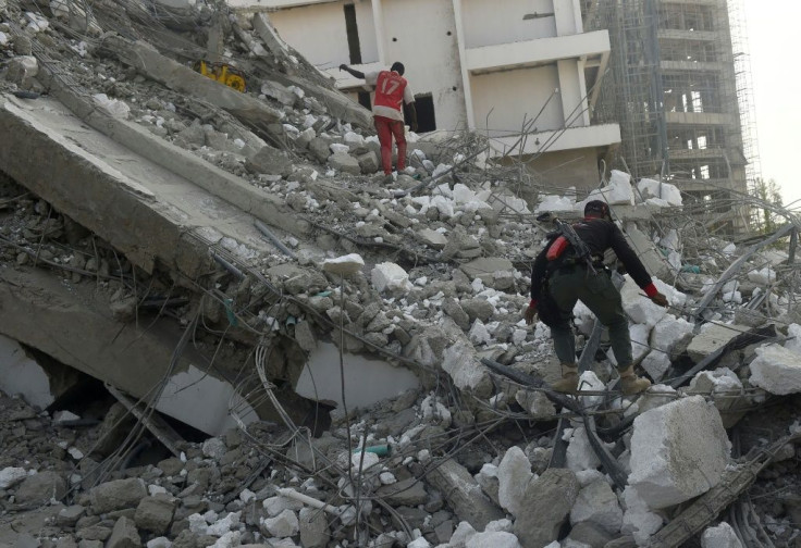 Dozens are feared trapped after the Lagos building collapse