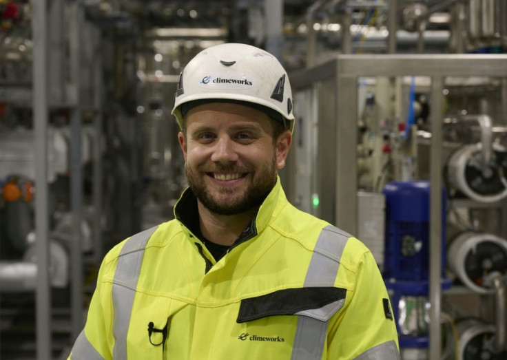 Lukas Kaufmann is project manager at the Climeworks factory near Reykjavik.