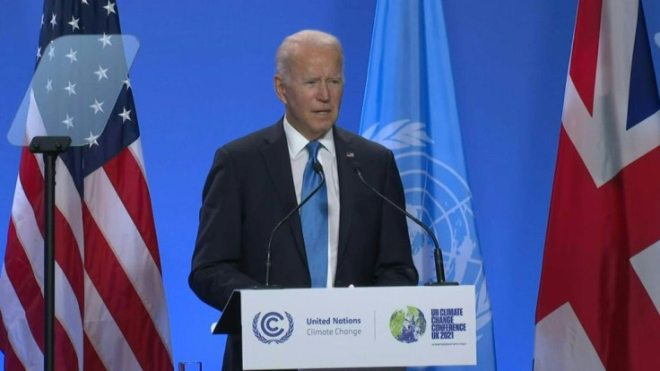 SOUNDBITE US President Joe Biden says that China's leader Xi Jinping made a "big mistake" by not attending the Glasgow climate and G20 summits.