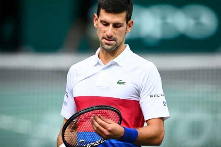 Serbia's world number one Novak Djokovic endured a tough return to the ATP circuit before battling through to the third round of the Paris Masters beating Marton Fucsovics in three sets