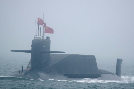A 094A Jin-class nuclear submarine Long March 10 of the Chinese People's Liberation Army (PLA) Navy