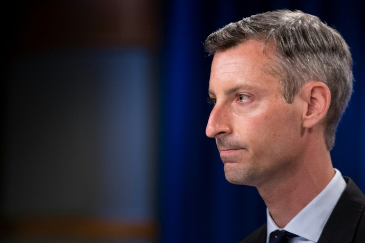 State Department spokesman Ned Price, seen briefing the press in August 2021, has urged Iran to return quickly to compliance with a nuclear deal