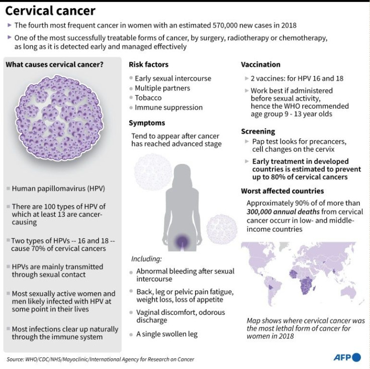 Factfile on cervical cancer.