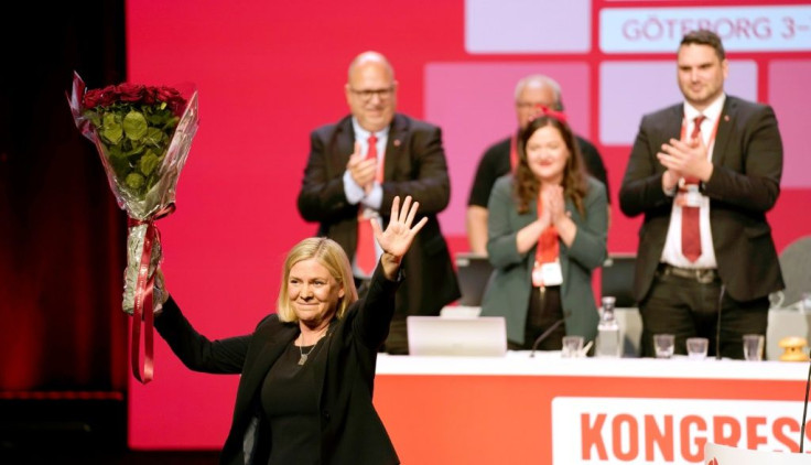 Magdalena Andersson said she would celebrate by getting to work