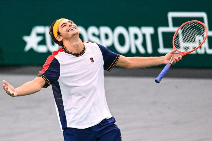 Taylor Fritz is enjoying his return to Paris more than his last visit when he left the French Open in a wheelchair as he beat Cameron Norrie to set up a Paris Masters quarter-final with Novak Djokovic