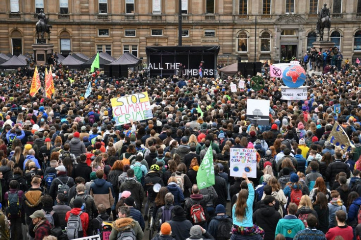 Up to 50,000 protesters are expected in Glasgow's streets on Saturday as part of about 200 protests world wide