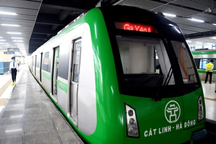 A transport official said it was hoped the new train would help 'ease traffic congestion, limit private vehicles, reduce environmental pollution and contribute to the change of inner-city movements'