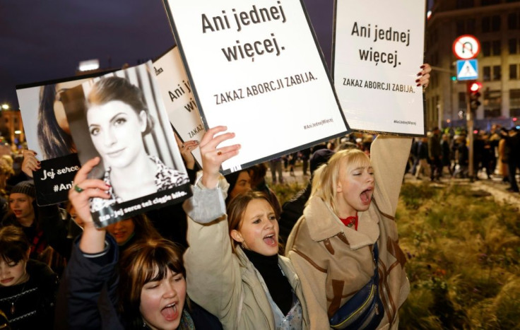 'Not one more,' shouted thousands of demonstrators in the capital Warsaw