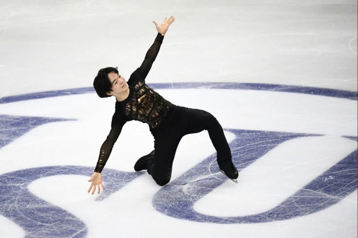 'Gladiator': Japan's Yuma Kagiyama performs during the free skating section