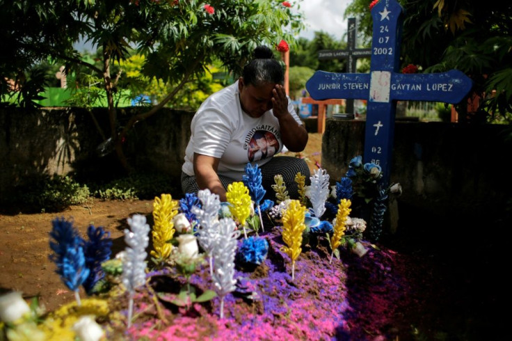 The grieving mother taught herself to make frosted flowers to adorn her son's grave