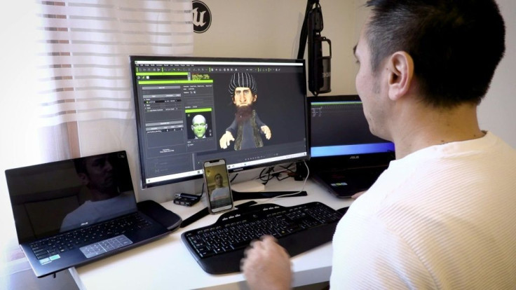 Hafiz Afzali, a 3D video artist, demonstrates his work making satirical animations which poke fun at the Taliban