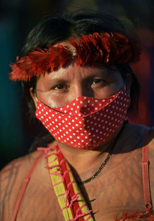 Maria Leusa Munduruku is a leader of the Munduruku people, whose territory has been among the hardest hit by illegal mining