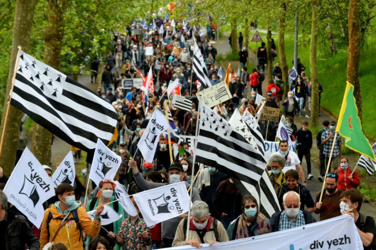 Support in Brittany for Breton, which like Welsh and Scots Gaelic has enjoyed a surge in interest in recent years