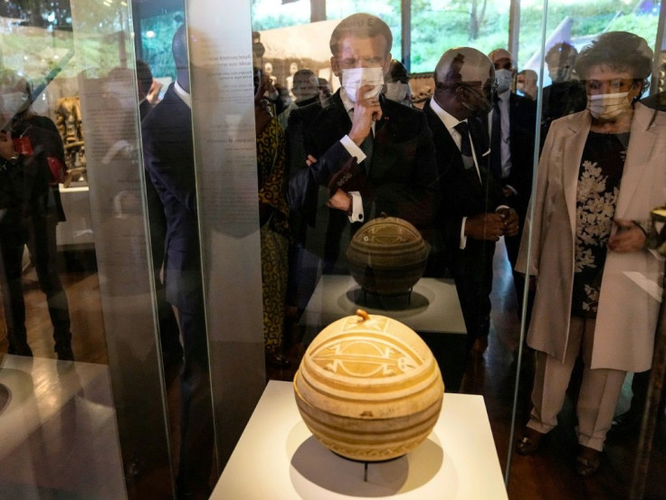 Before being packed up for the long journey home the works were shown at the Quai Branly for one last time in late October
