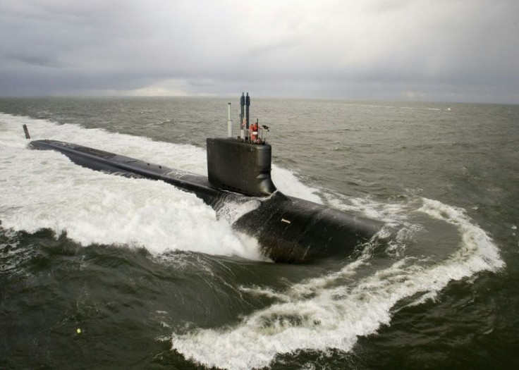 The Virginia-class attack submarine USS New Mexico undergoing sea trials in 2009