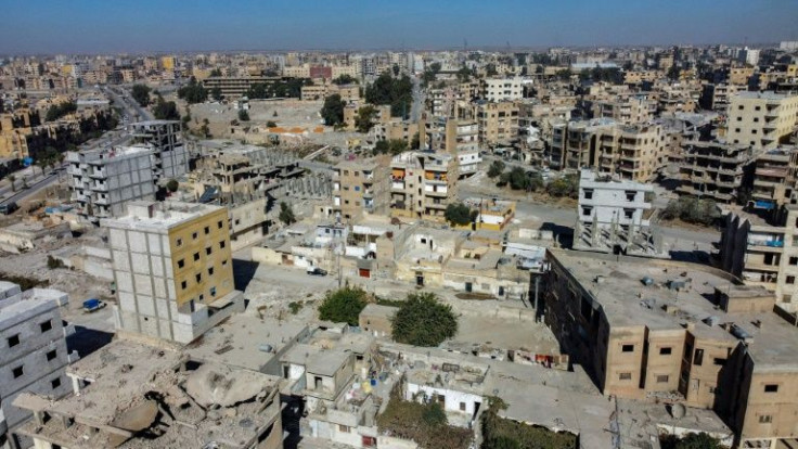 Life is slowly picking up in Raqa, where levelled buildings and traces of IS insignia provide stark reminders of the dark era of jihadist rule