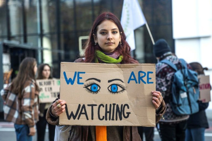 Protesters have sought to keep up the pressure from the outside