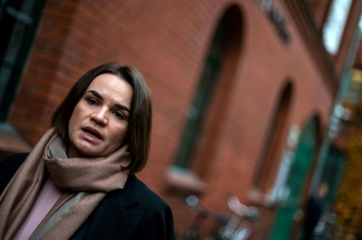 Tikhanovskaya is urging the EU to stand firm in its policy to shun Lukashenko