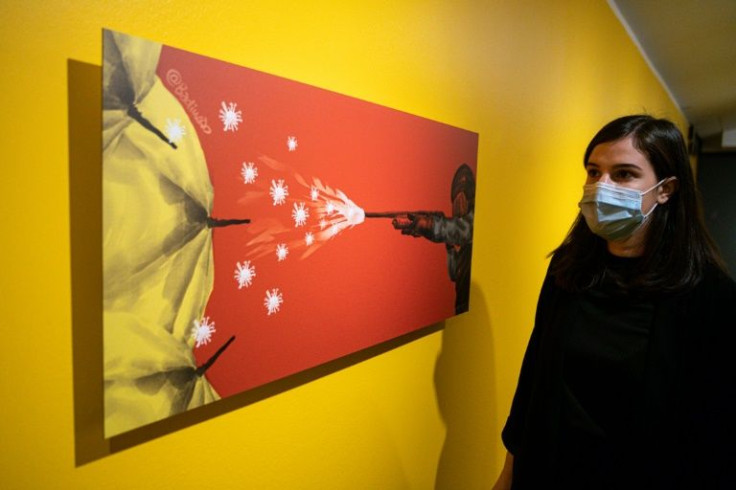 Defying calls from the Chinese government to cancel it, the northern Italian city of Brescia is hosting the show by dissident artist Badiucao, who lives in Australia