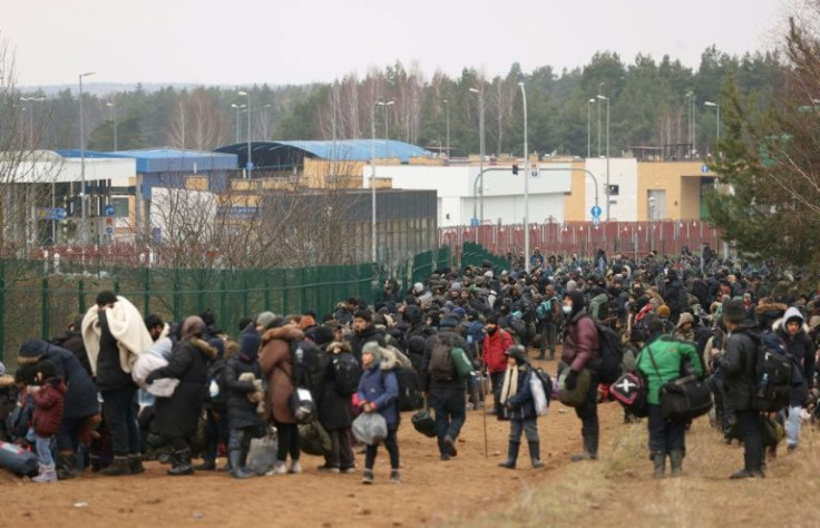 Poland has refused to allow the migrants in and has accused Belarus of preventing them from leaving