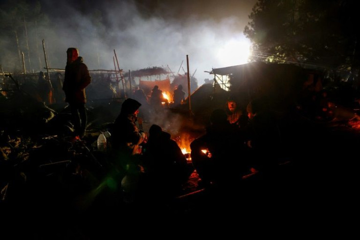 Aid agencies say at least 10 migrants have died so far and have warned of a humanitarian crisis unfolding as temperatures drop below freezing