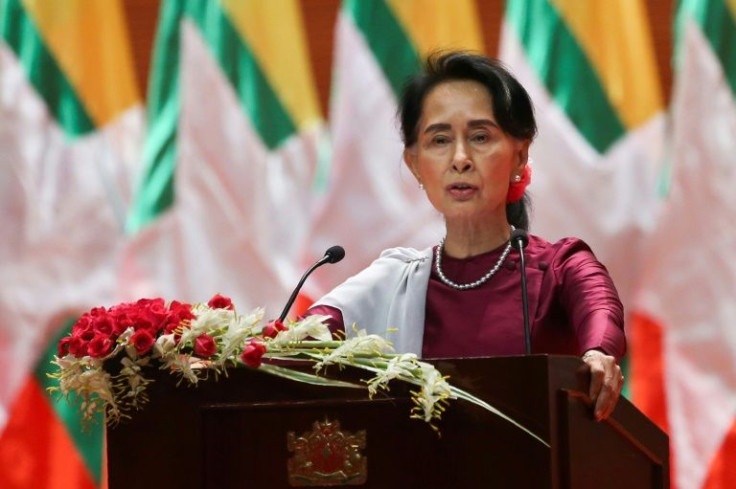 Detained since the putsch, Myanmar's ousted civilian leader Aung San Suu Kyi, 76, now faces a raft of charges that could see her jailed for decades if convicted