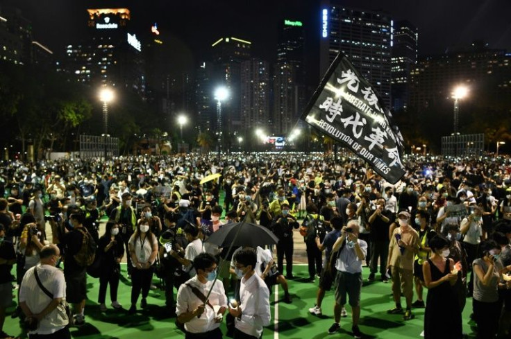Hong Kong police banned the city's 2020 Tiananmen vigil, citing the coronavirus and security fears