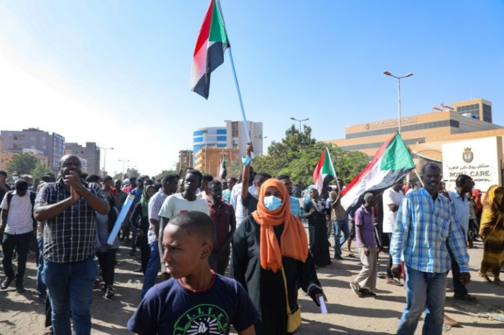 Sudanese security forces shot dead at least 10 anti-coup protesters and wounded dozens of others, medics say