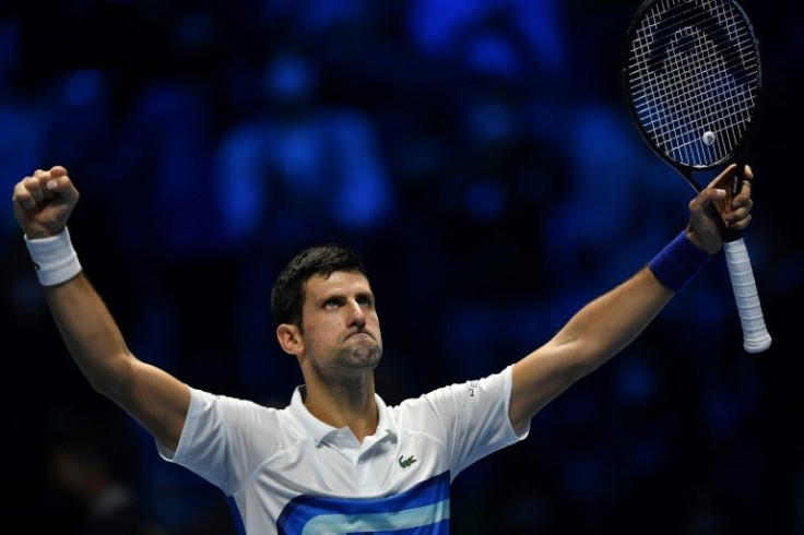 Novak Djokovic is safely into the semi-finals in Turin