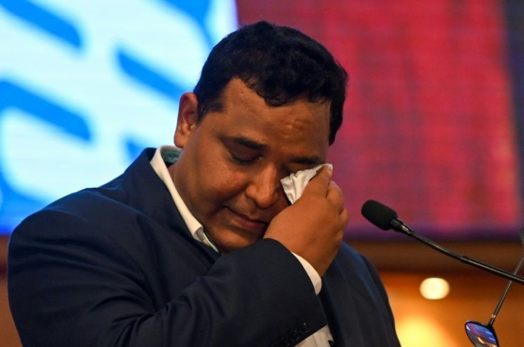 Paytm founder Vijay Shekhar Sharma broke down in tears as the national anthem was played during the opening ceremony at the Bombay Stock Exchange, where the firm tumbled on its debut