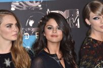 Selena Gomez, Cara Delevingne and Taylor  Swift