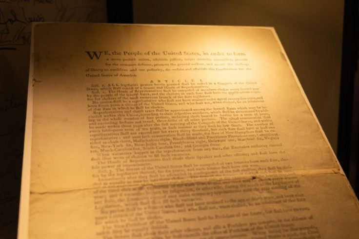The document is one of only 11 known surviving copies of the US charter