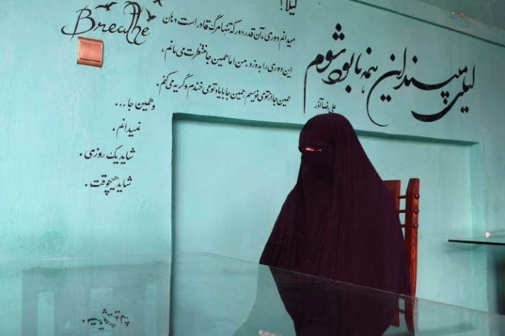 Laila, an Afghan mother of six children, started to beg on the streets after losing her job when her employer fled the country