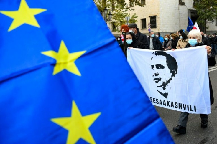 Saakashvili's arrest deepened a political crisis and spurred some of Georgia's largest anti-government protests in a decade