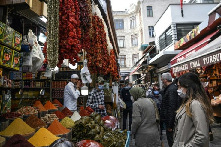 Prices of staples have shot up but President Erdogan has blamed supermarkets