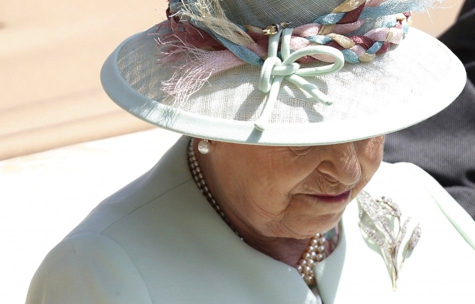 Britain039s Queen Elizabeth arrives for the first day of racing at Royal Ascot in southern England