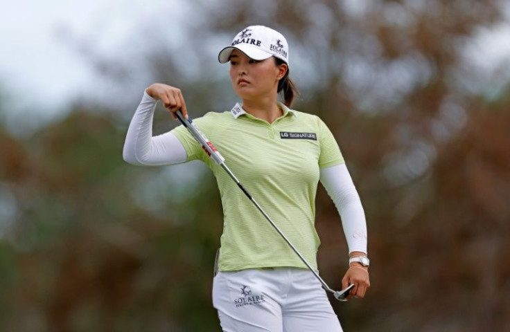 South Korean Ko Jin-young is among four leaders heading into the final round of the LPGA Tour Championship